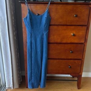 Haute Monde Blue Denim Dress